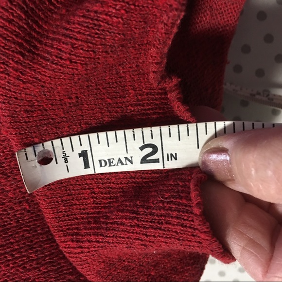 VTG Xmas Santa Sweater Binghamton Knitting Co Inc Made in USA Red XL NWOT - Picture 11 of 12